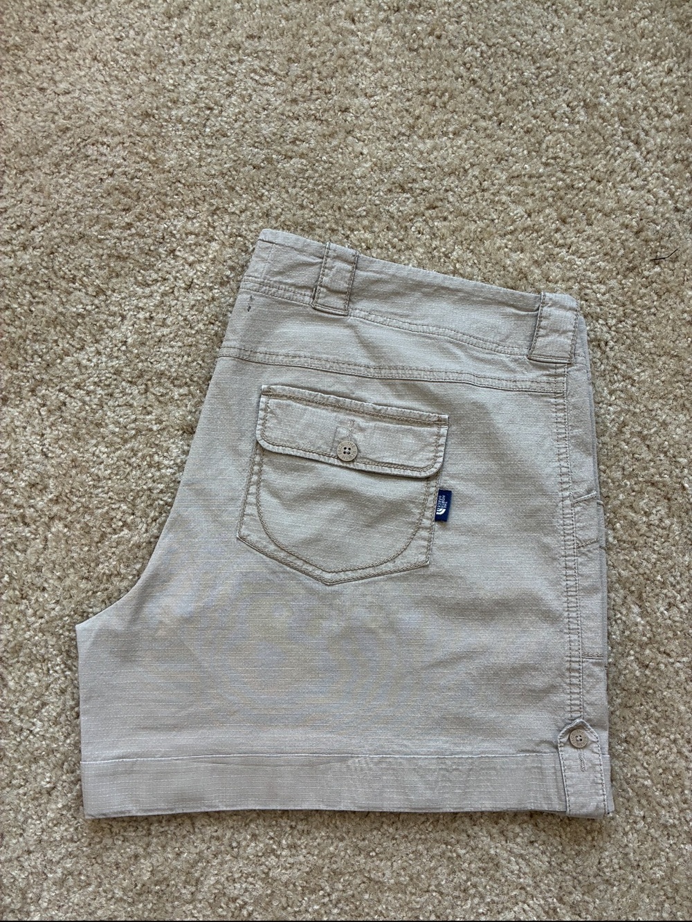 The North Face Beige Hiking Shorts Size 14 Women